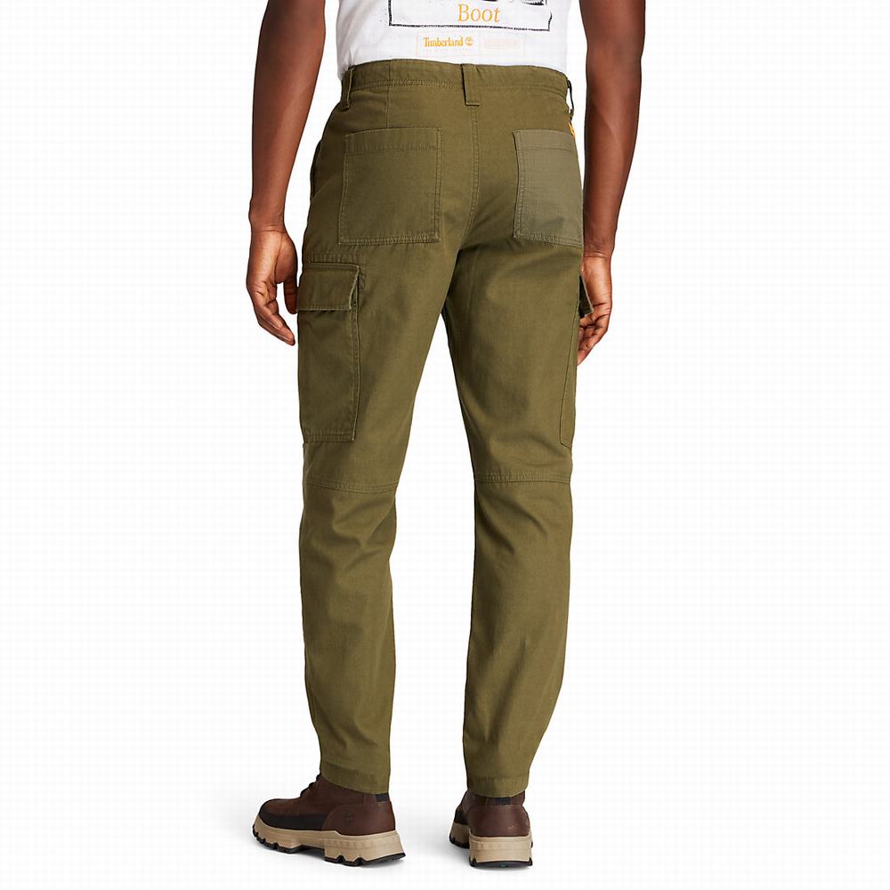 Timberland Utility Cargo Pantolon Erkek Koyu Yeşil | TR-5028S