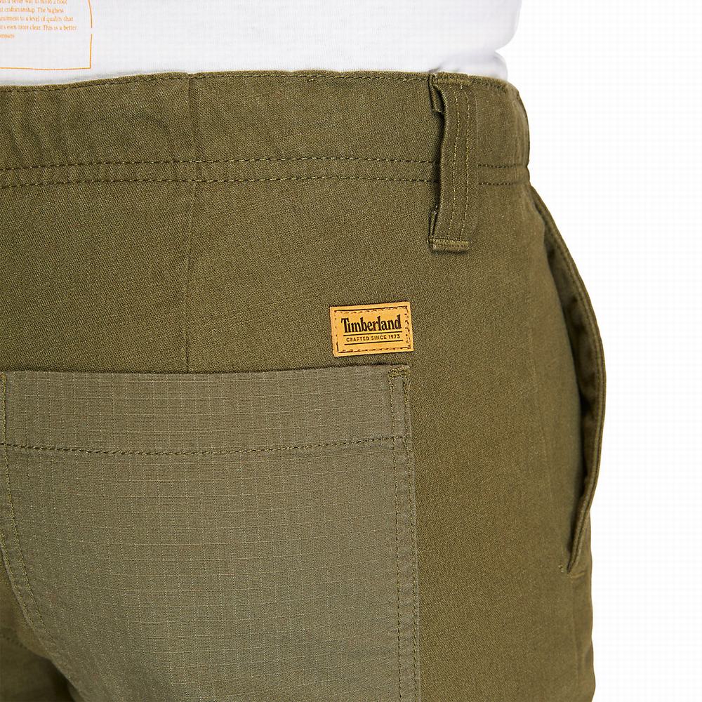 Timberland Utility Cargo Pantolon Erkek Koyu Yeşil | TR-5028S
