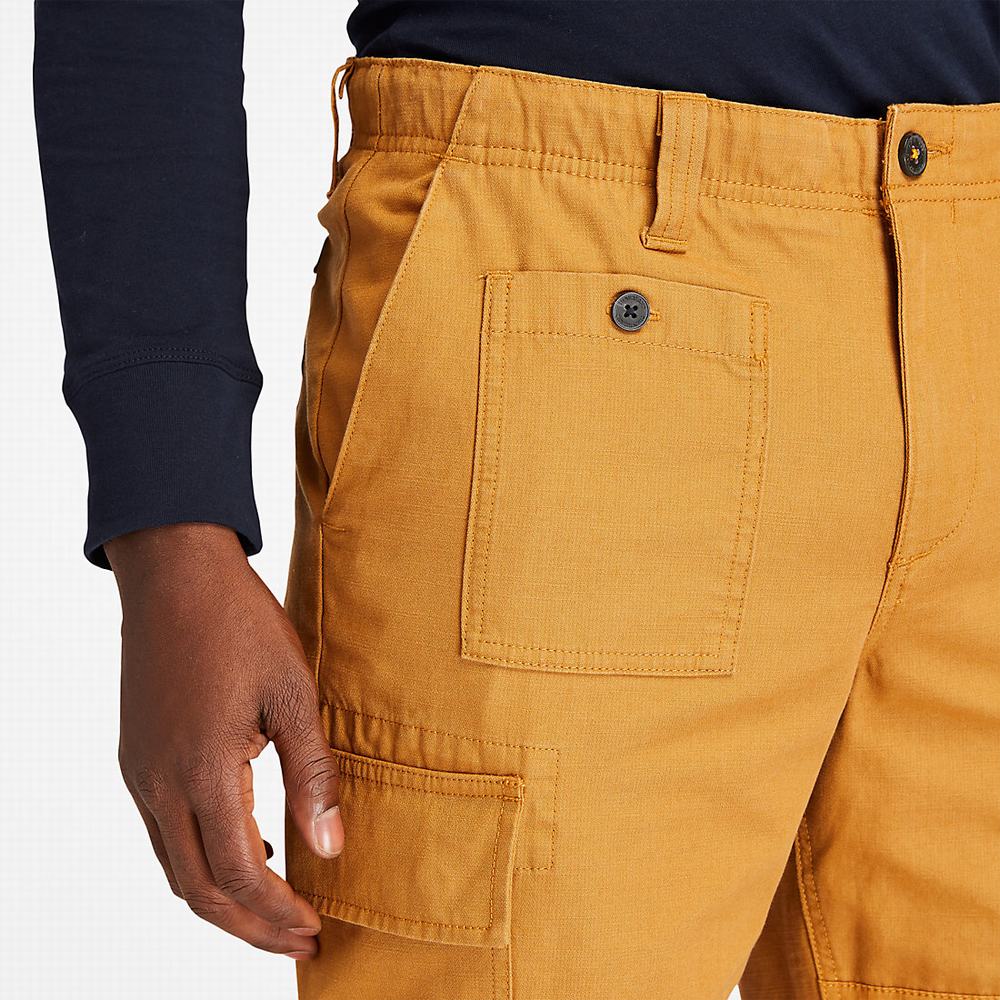 Timberland Utility Cargo Pantolon Erkek Sarı | TR-6514A
