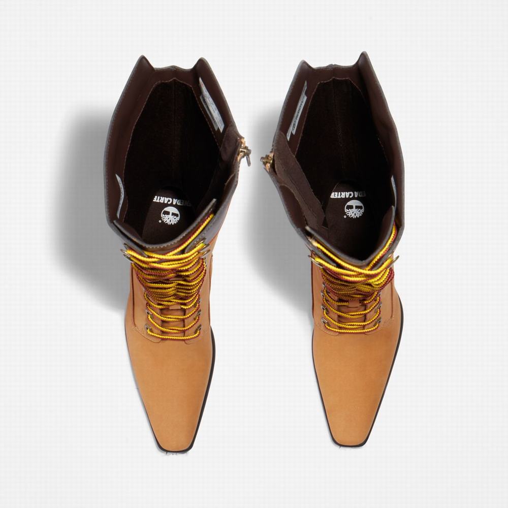 Timberland Veneda Carter x Timberland Tall Lace Çizme Kadın Kahverengi | TR-3618N