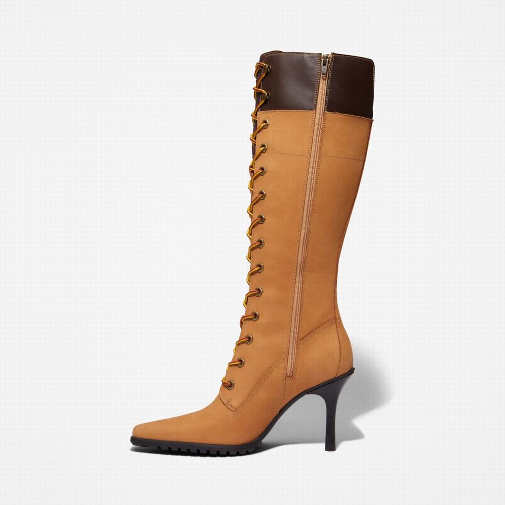 Timberland Veneda Carter x Timberland Tall Lace Çizme Kadın Kahverengi | TR-3618N