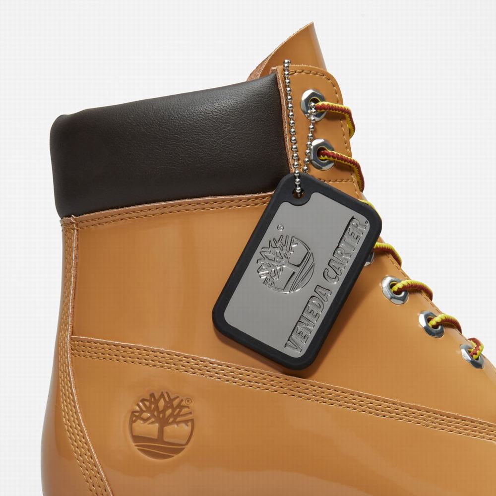 Timberland Veneda Carter x Timberland® 6-Inch Rugan Leather Bot Kadın Kahverengi | TR-5490B