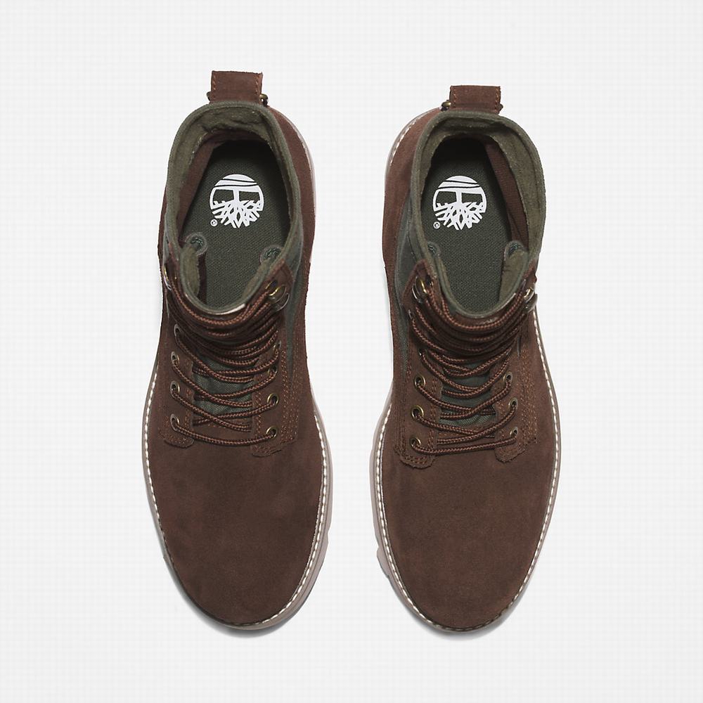 Timberland Vibram Waterproof Bot Erkek Koyu Kahverengi | TR-7108P