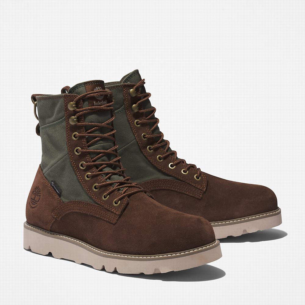Timberland Vibram Waterproof Bot Erkek Koyu Kahverengi | TR-7108P