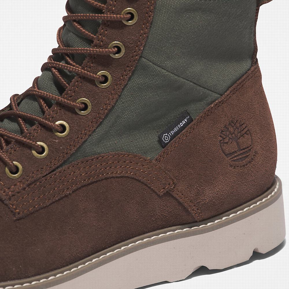 Timberland Vibram Waterproof Bot Erkek Koyu Kahverengi | TR-7108P