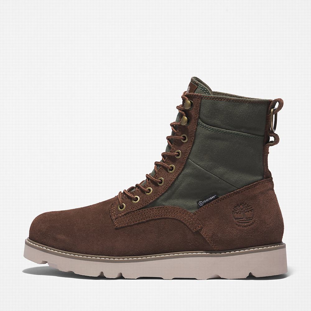 Timberland Vibram Waterproof Bot Erkek Koyu Kahverengi | TR-7108P