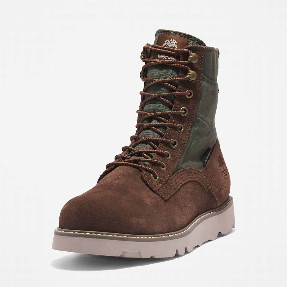 Timberland Vibram Waterproof Bot Erkek Koyu Kahverengi | TR-7108P