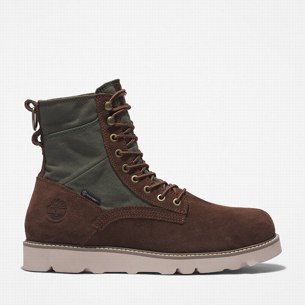 Timberland Vibram Waterproof Bot Erkek Koyu Kahverengi | TR-7108P