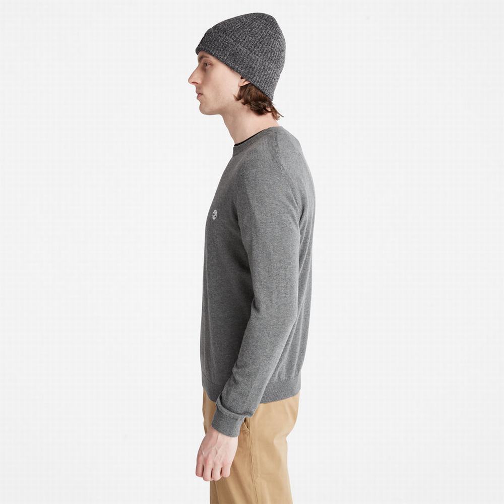 Timberland Warm Crew Süveter Erkek Gri | TR-6853R