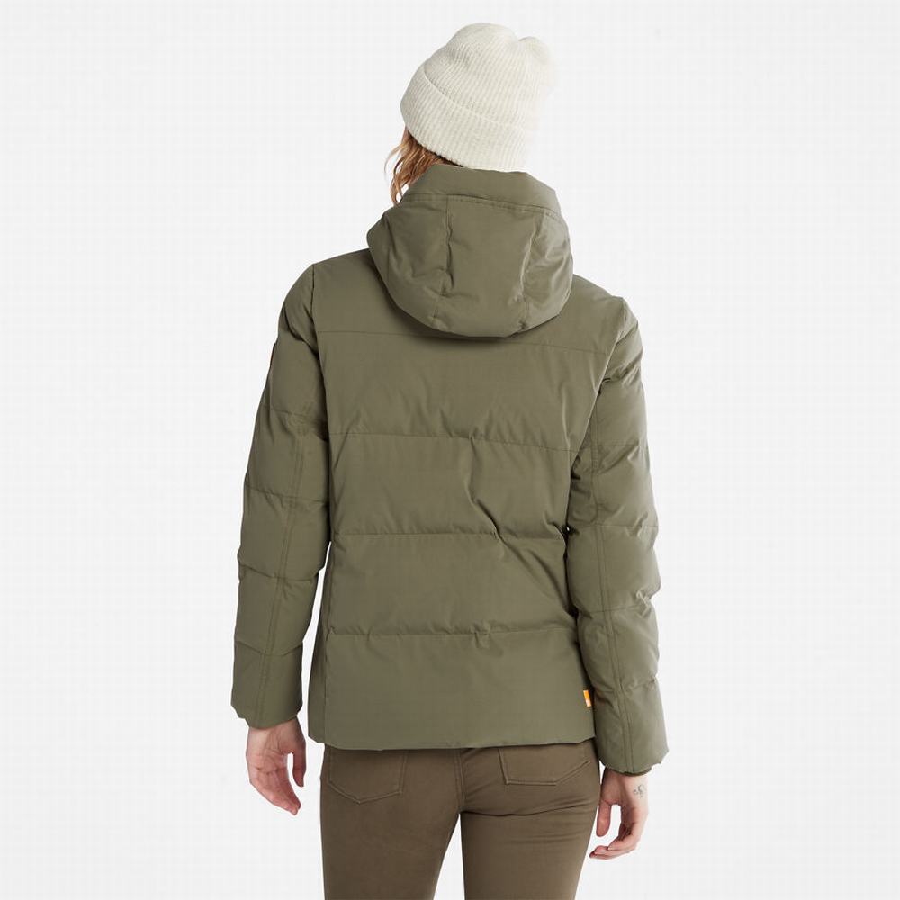 Timberland Warm Kapitone Ceket Kadın Yeşil | TR-4316D