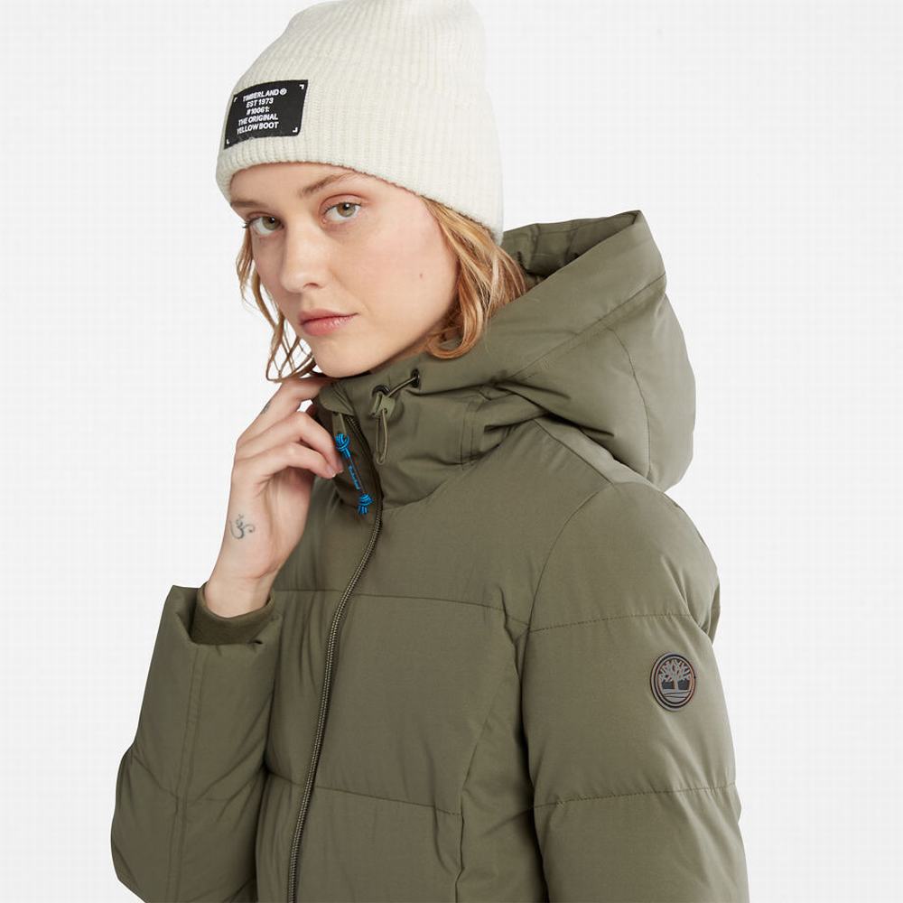 Timberland Warm Kapitone Ceket Kadın Yeşil | TR-4316D