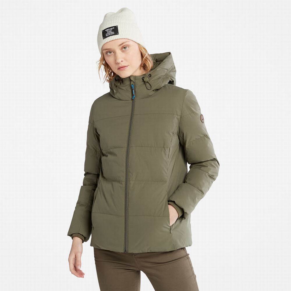 Timberland Warm Kapitone Ceket Kadın Yeşil | TR-4316D