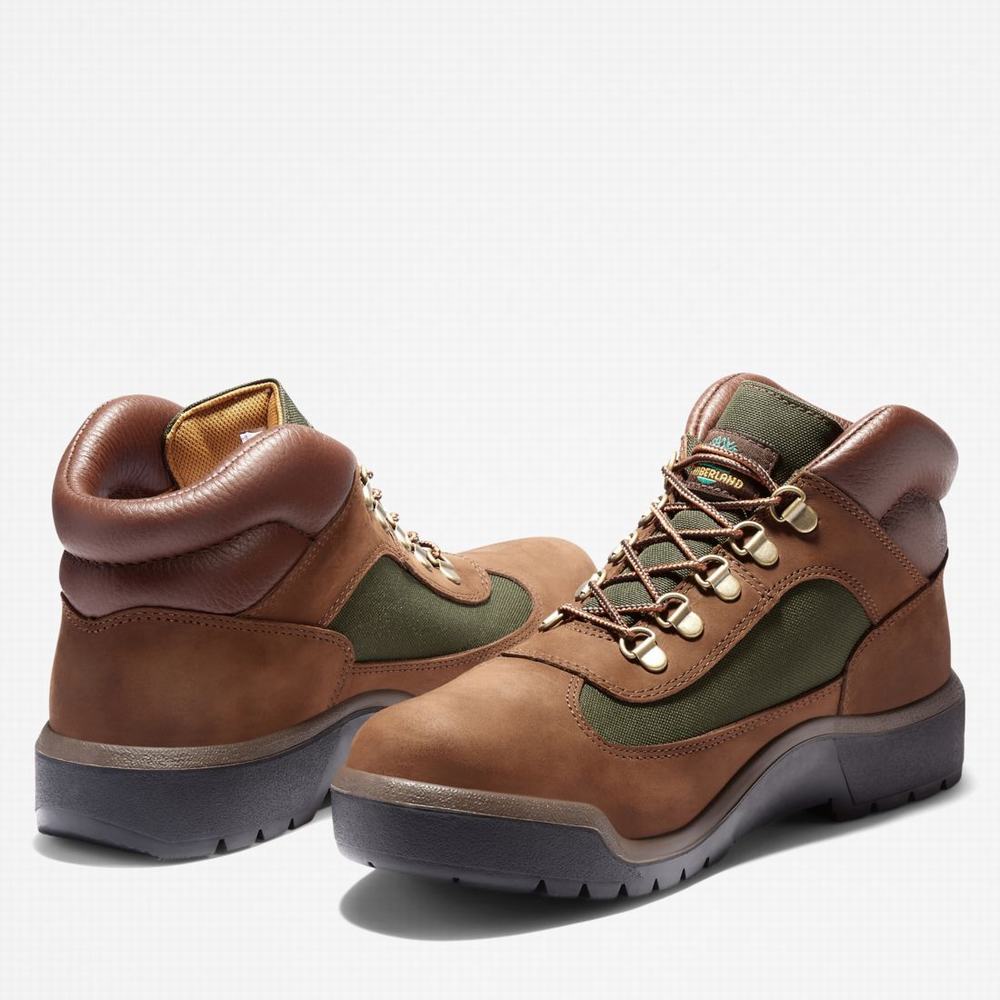 Timberland Waterproof Field Bot Erkek Koyu Kahverengi | TR-6209L