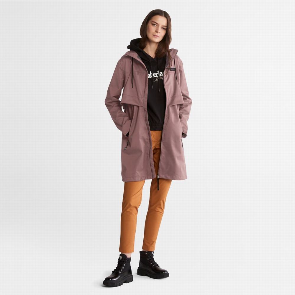 Timberland Waterproof Mid-length Parka Ceketler Kadın Mor | TR-1480T