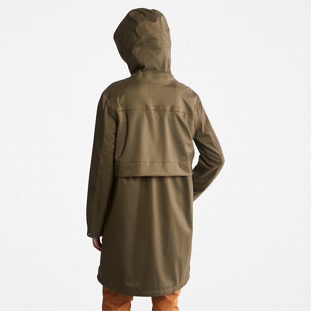 Timberland Waterproof Mid-length Parka Ceketler Kadın Koyu Yeşil | TR-5930P