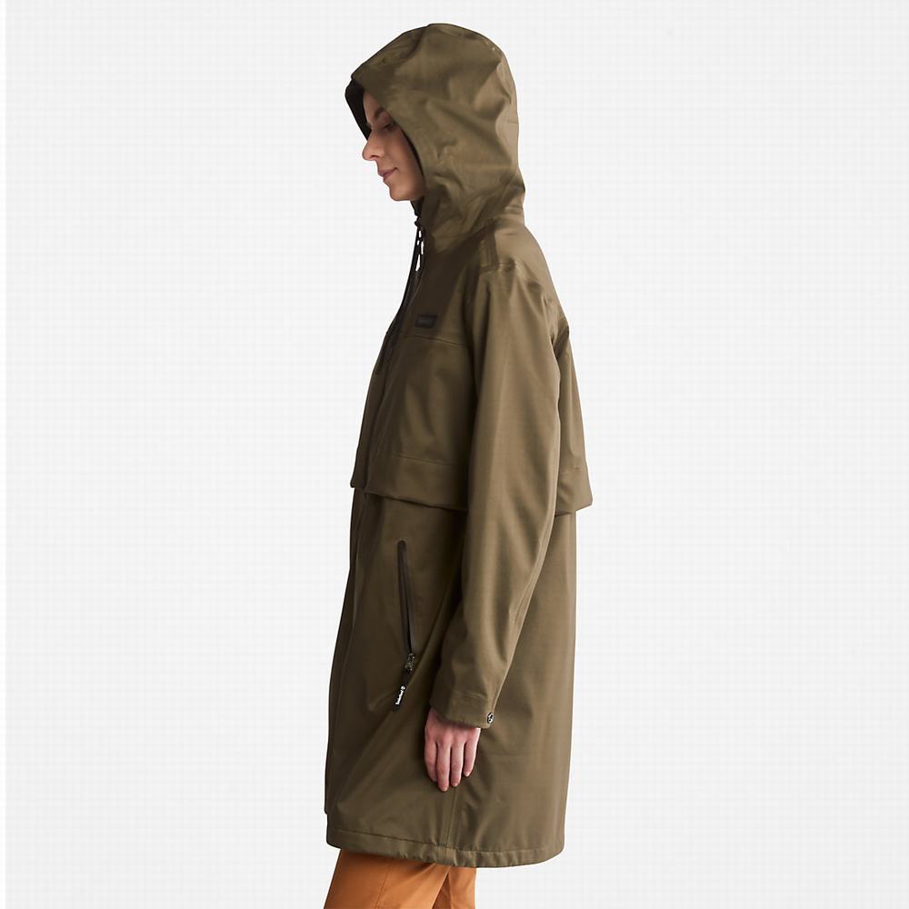 Timberland Waterproof Mid-length Parka Ceketler Kadın Koyu Yeşil | TR-5930P