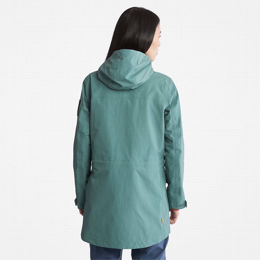 Timberland Waterproof Utility Ceket Kadın Turkuaz | TR-5031R