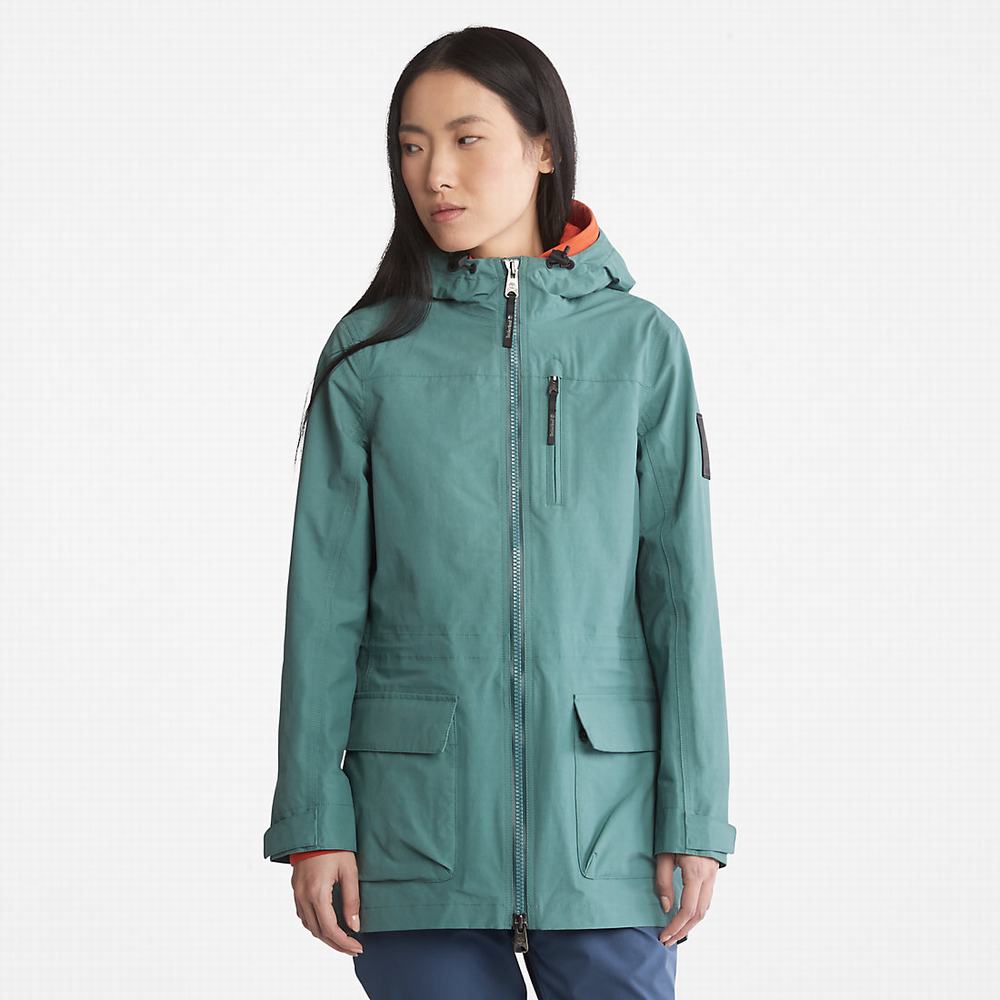 Timberland Waterproof Utility Ceket Kadın Turkuaz | TR-5031R