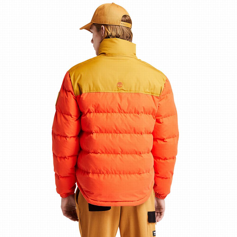 Timberland Welch Mountain Puffer Ceket Erkek Turuncu | TR-7103J