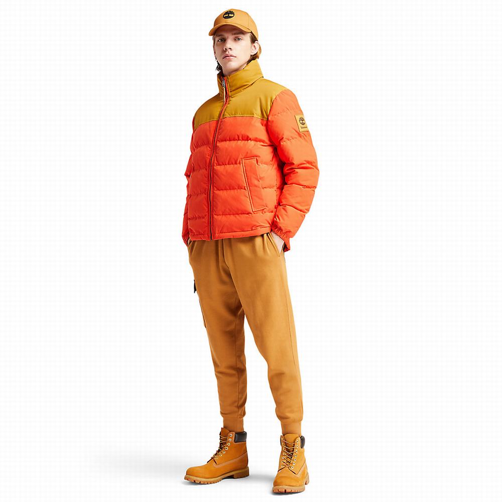 Timberland Welch Mountain Puffer Ceket Erkek Turuncu | TR-7103J