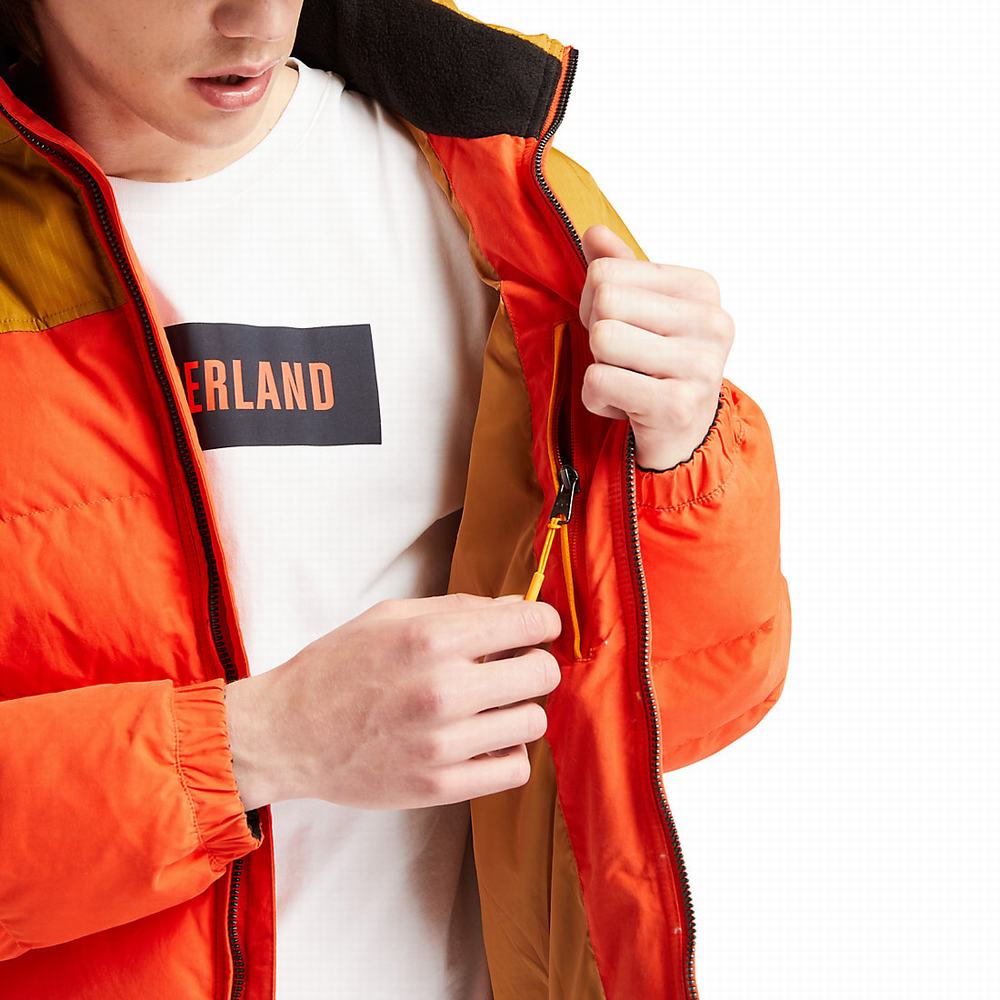 Timberland Welch Mountain Puffer Ceket Erkek Turuncu | TR-7103J