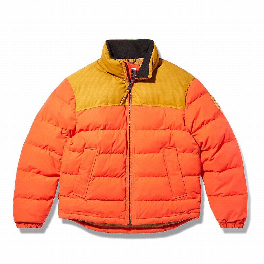 Timberland Welch Mountain Puffer Ceket Erkek Turuncu | TR-7103J