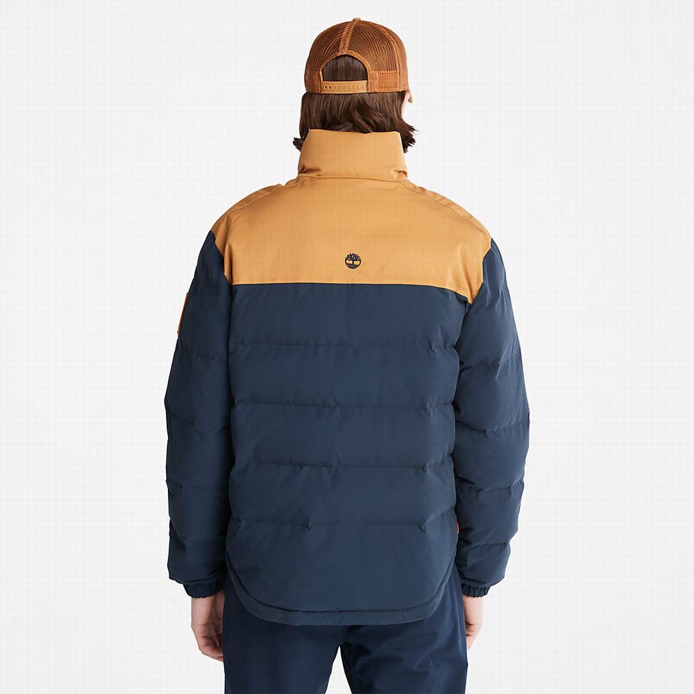 Timberland Welch Mountain Puffer Ceket Erkek Lacivert | TR-7438A