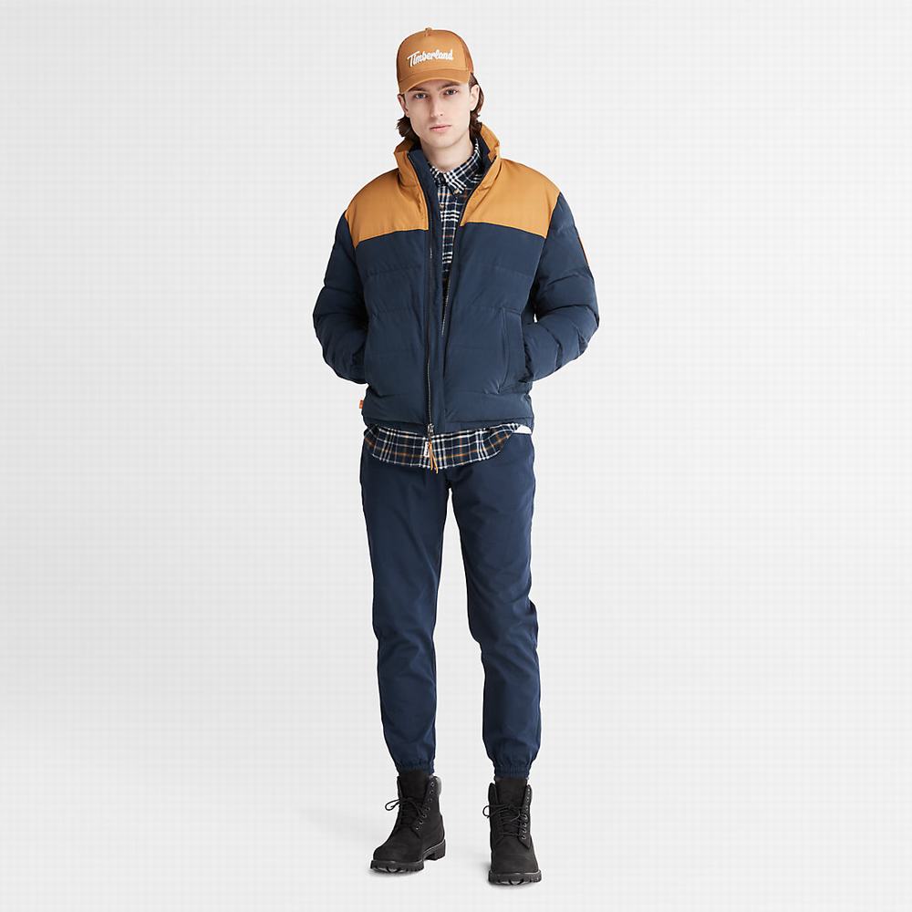Timberland Welch Mountain Puffer Ceket Erkek Lacivert | TR-7438A
