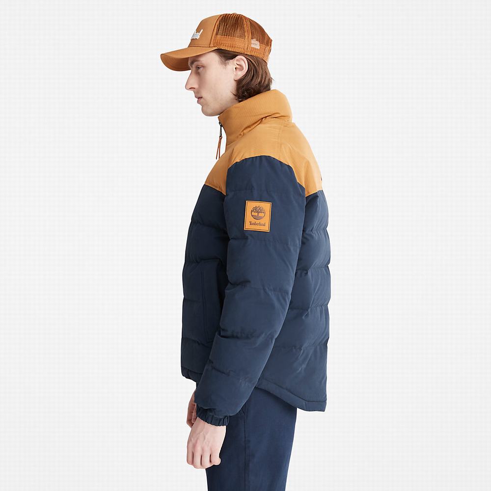 Timberland Welch Mountain Puffer Ceket Erkek Lacivert | TR-7438A