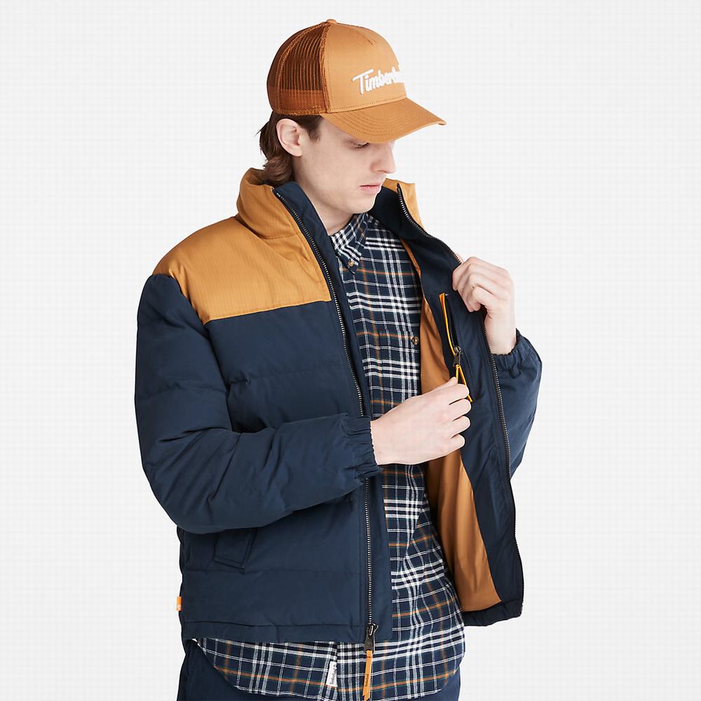Timberland Welch Mountain Puffer Ceket Erkek Lacivert | TR-7438A