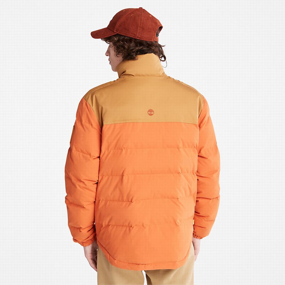 Timberland Welch Mountain Puffer Ceket Erkek Açık Kahverengi | TR-9726P