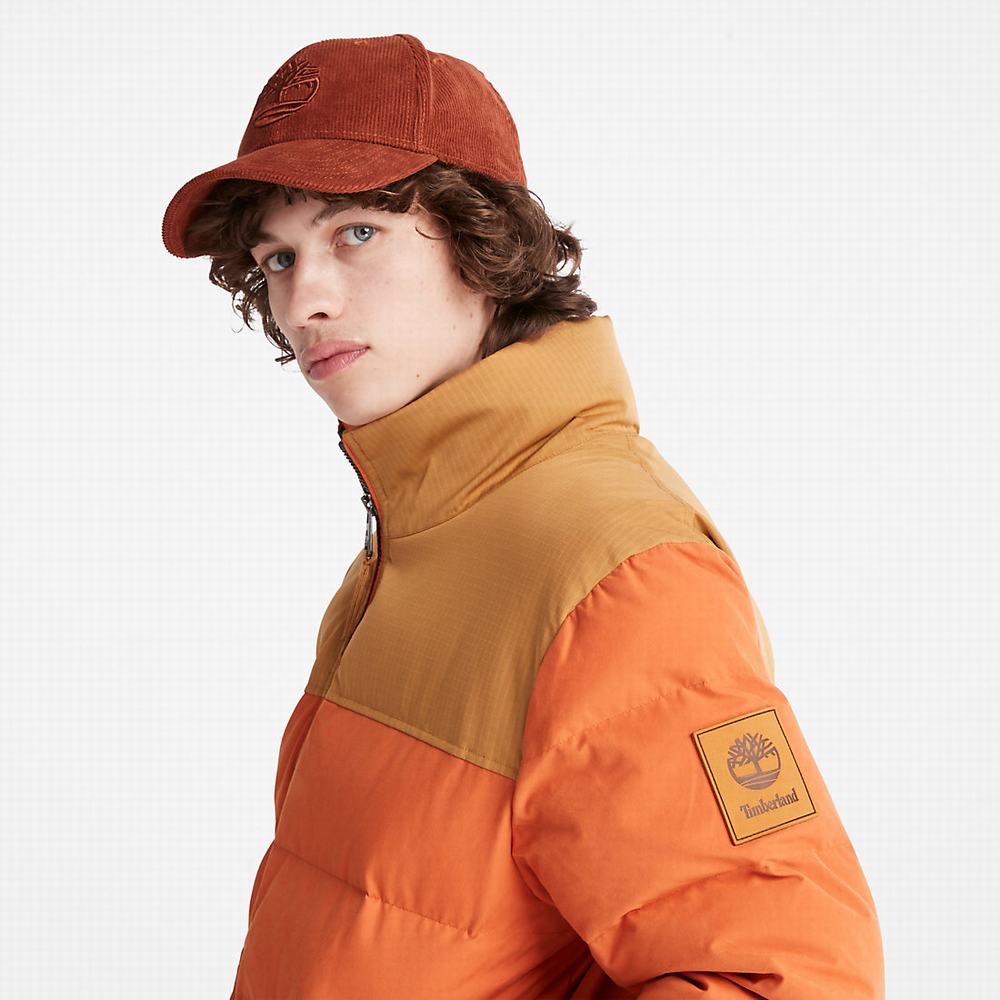Timberland Welch Mountain Puffer Ceket Erkek Açık Kahverengi | TR-9726P