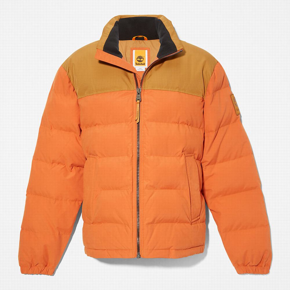 Timberland Welch Mountain Puffer Ceket Erkek Açık Kahverengi | TR-9726P