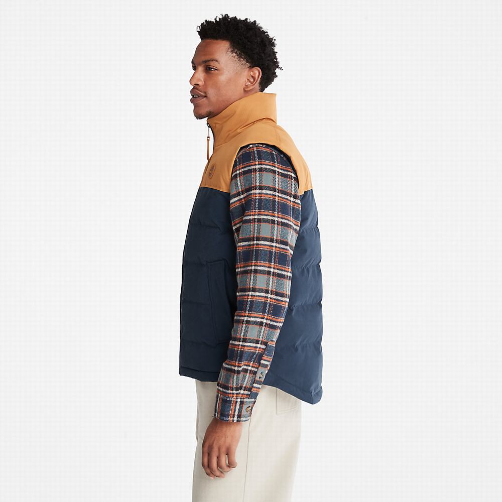 Timberland Welch Mountain Puffer Yelek Erkek Lacivert | TR-5826Y