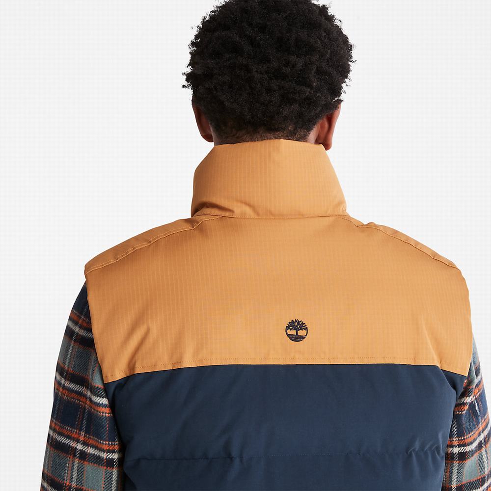 Timberland Welch Mountain Puffer Yelek Erkek Lacivert | TR-5826Y