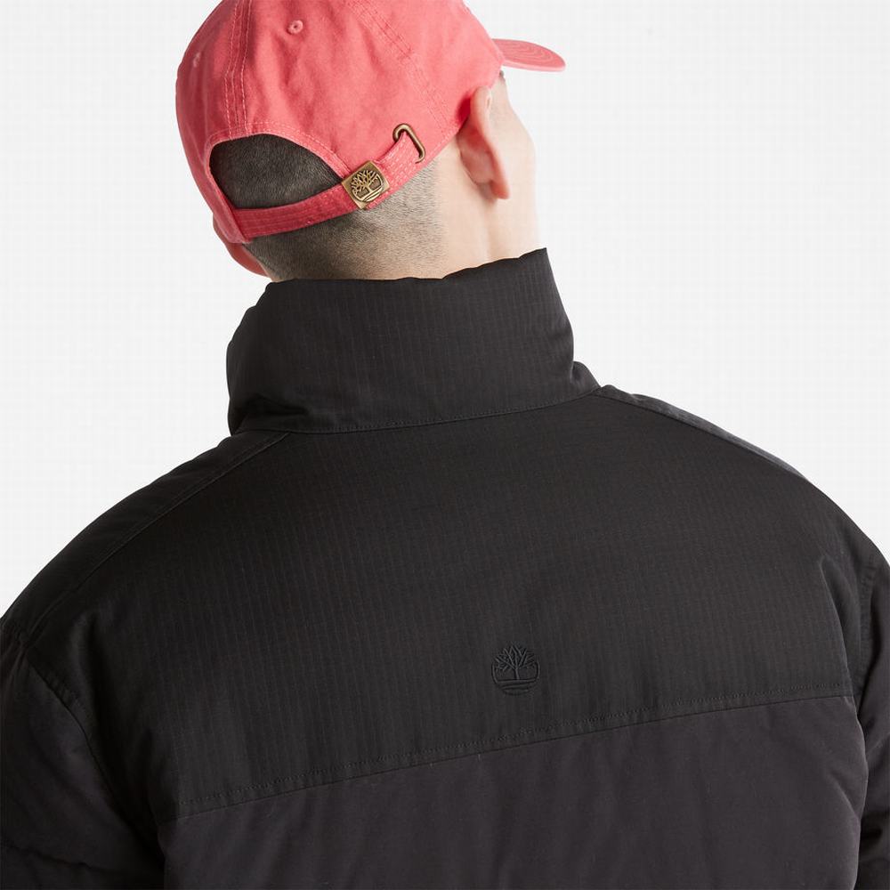 Timberland Welch Mountain Reversible Puffer Ceket Erkek Siyah | TR-6312Q