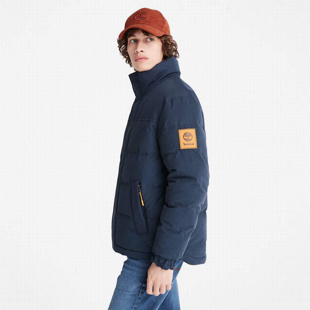 Timberland Welch Mountain Reversible Puffer Ceket Erkek Lacivert | TR-8632M
