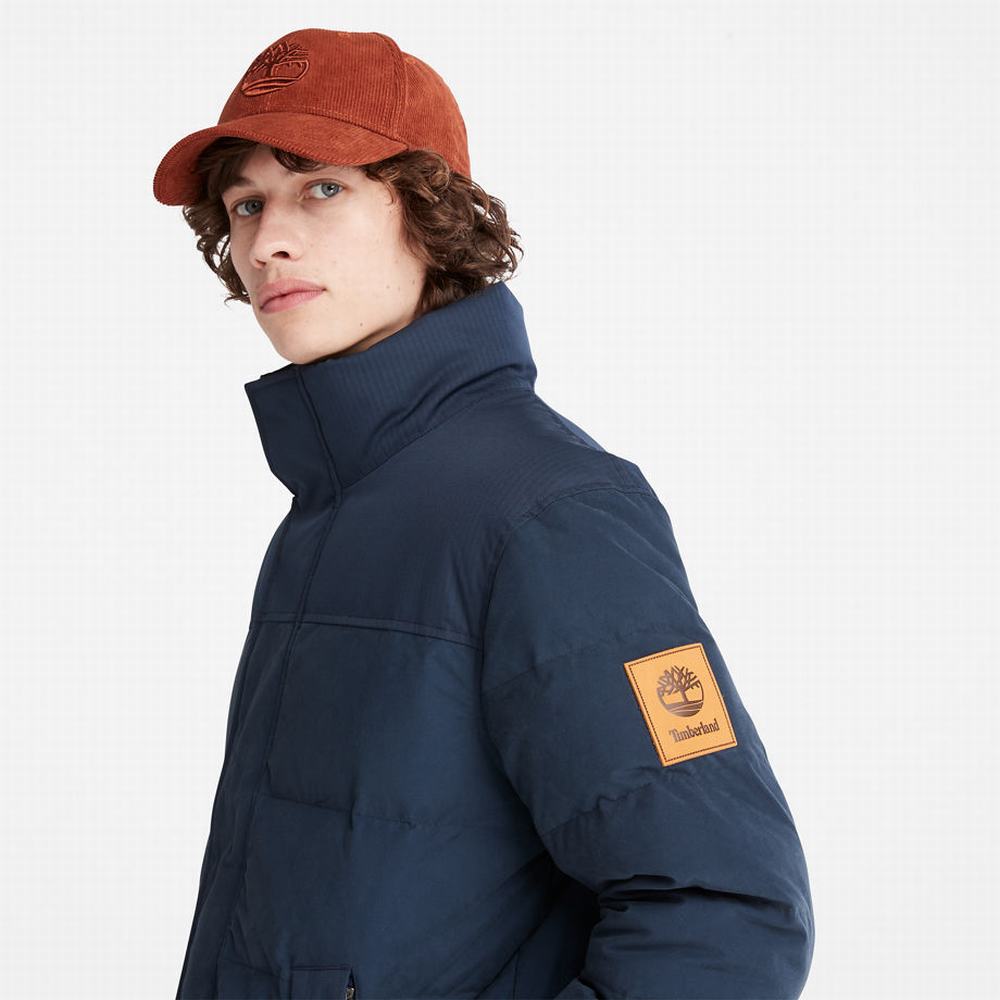 Timberland Welch Mountain Reversible Puffer Ceket Erkek Lacivert | TR-8632M