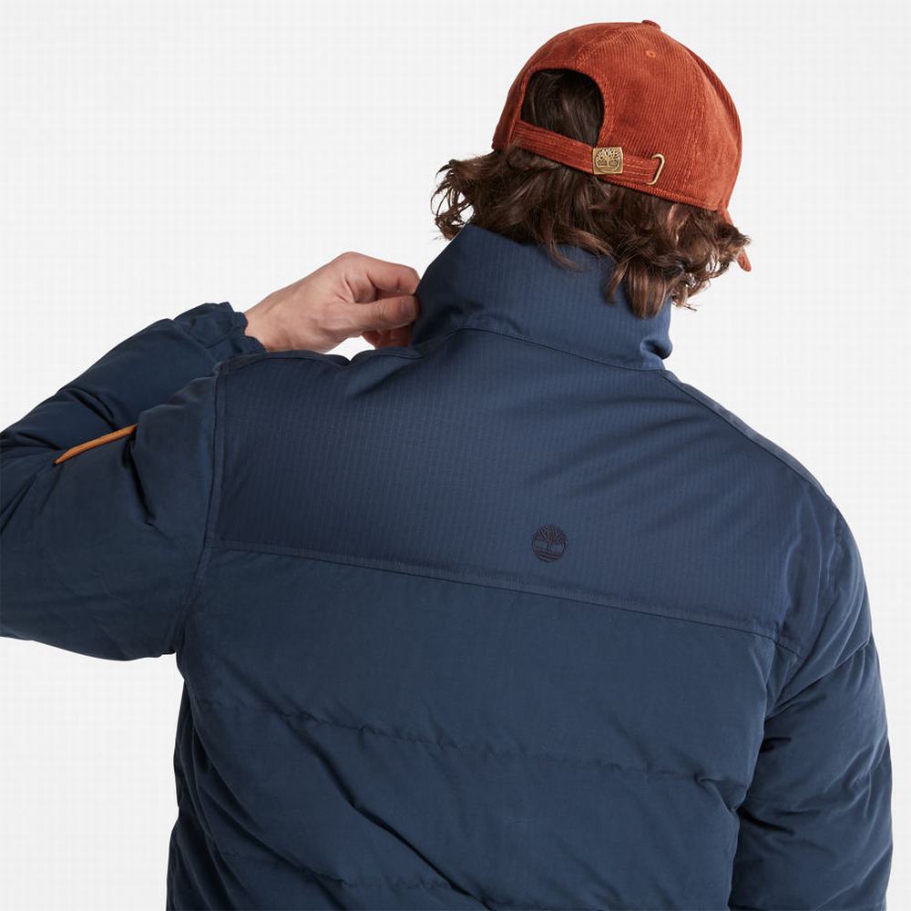 Timberland Welch Mountain Reversible Puffer Ceket Erkek Lacivert | TR-8632M