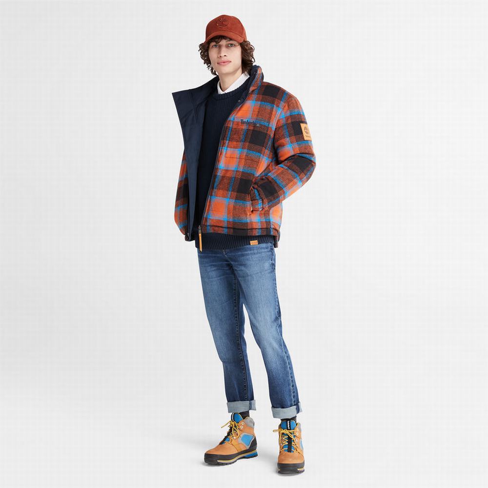 Timberland Welch Mountain Reversible Puffer Ceket Erkek Lacivert | TR-8632M
