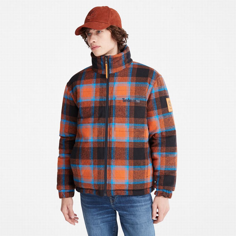 Timberland Welch Mountain Reversible Puffer Ceket Erkek Lacivert | TR-8632M