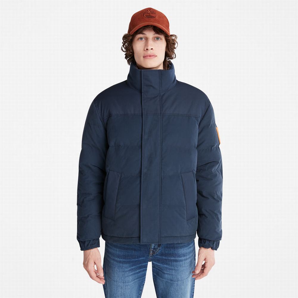 Timberland Welch Mountain Reversible Puffer Ceket Erkek Lacivert | TR-8632M