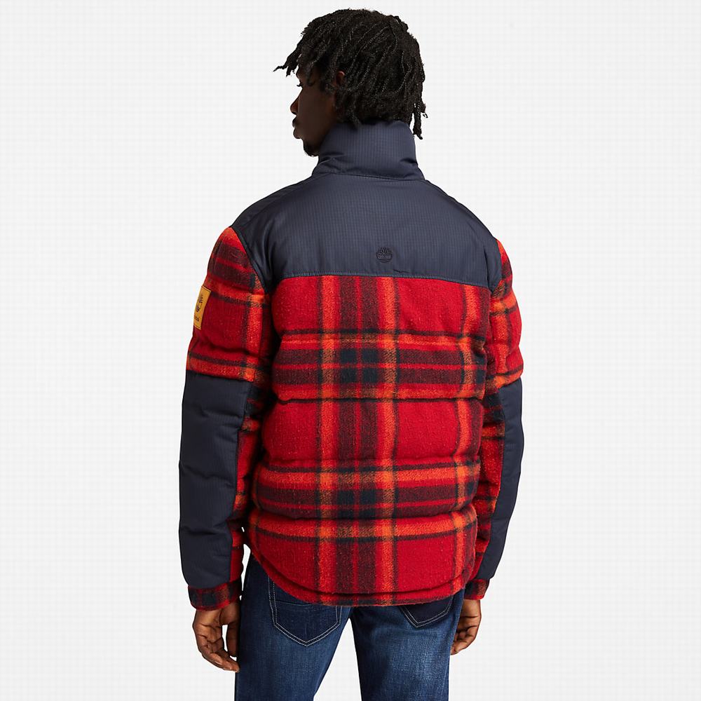 Timberland Welch Mountain Ultimate Puffer Ceket Erkek Kırmızı | TR-2784Q