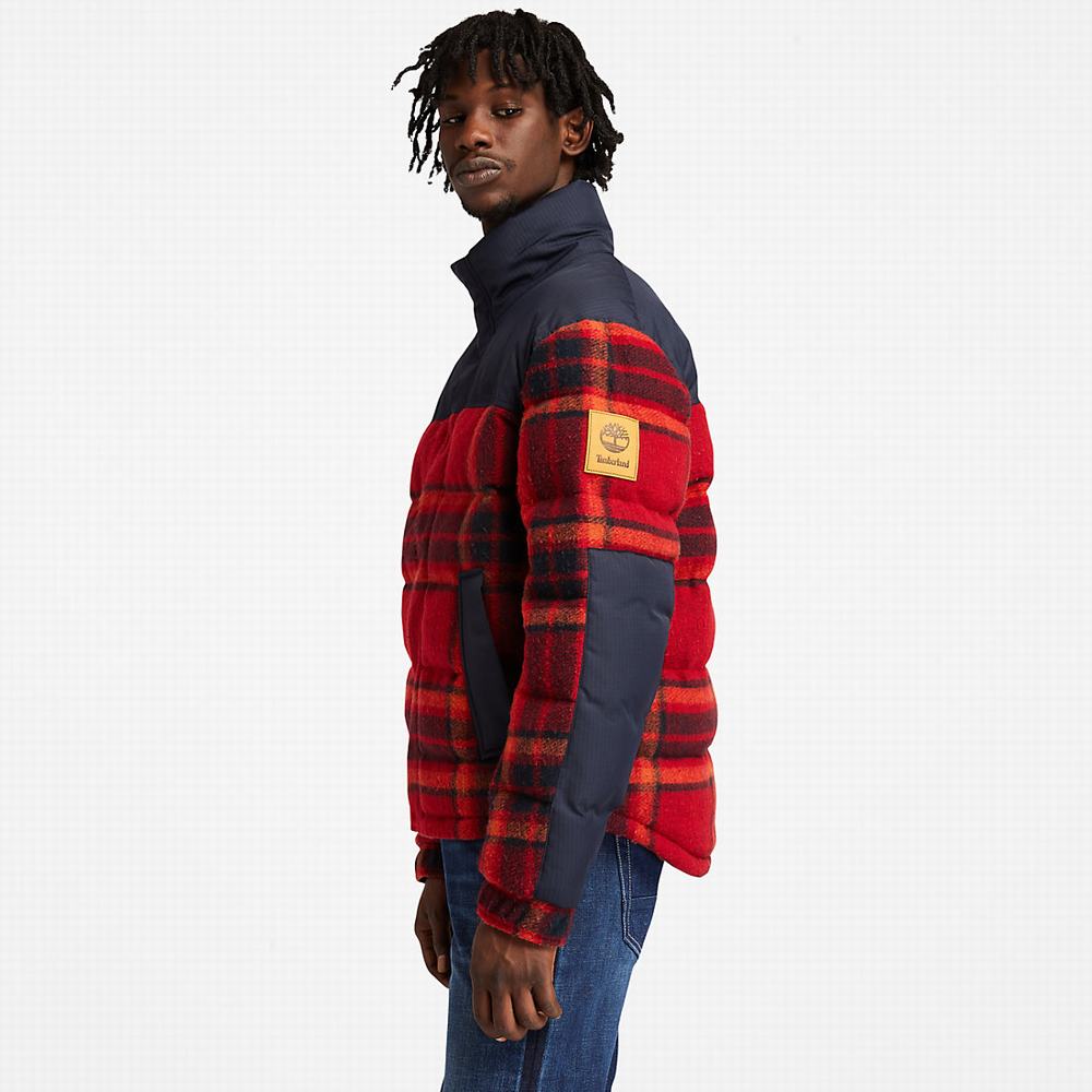 Timberland Welch Mountain Ultimate Puffer Ceket Erkek Kırmızı | TR-2784Q