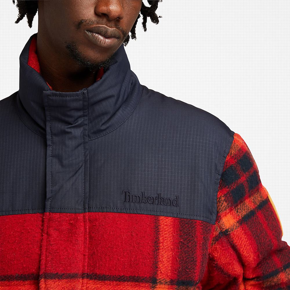 Timberland Welch Mountain Ultimate Puffer Ceket Erkek Kırmızı | TR-2784Q