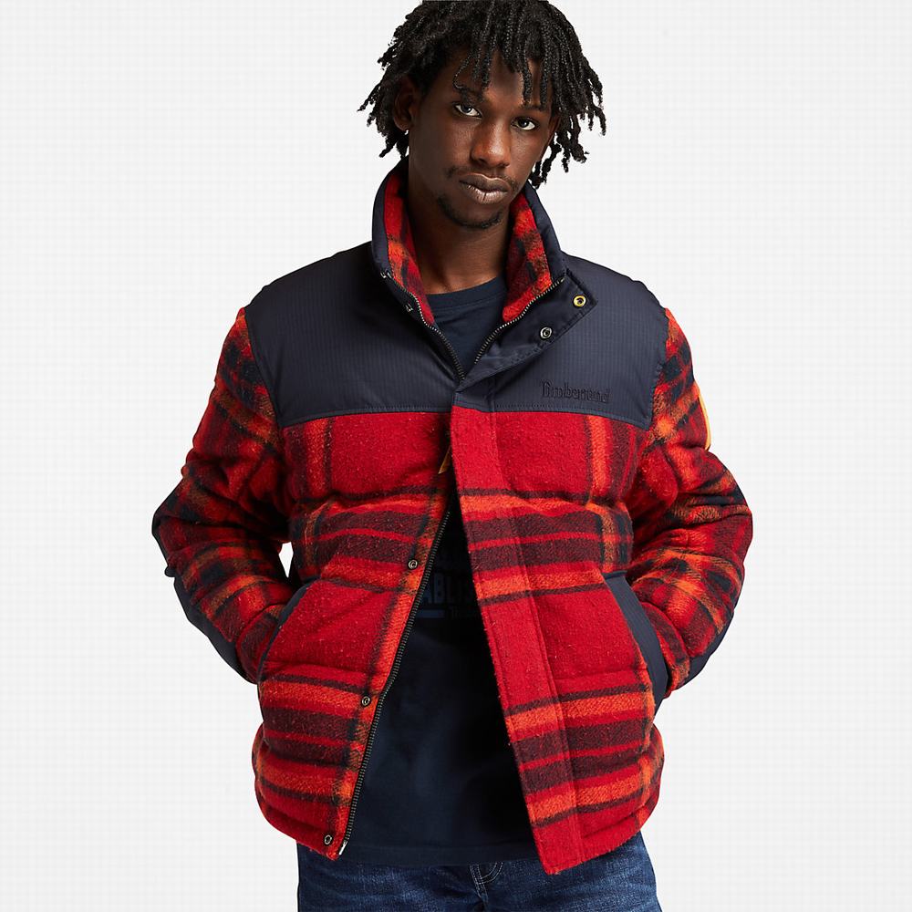 Timberland Welch Mountain Ultimate Puffer Ceket Erkek Kırmızı | TR-2784Q