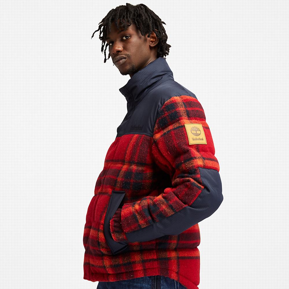 Timberland Welch Mountain Ultimate Puffer Ceket Erkek Kırmızı | TR-2784Q