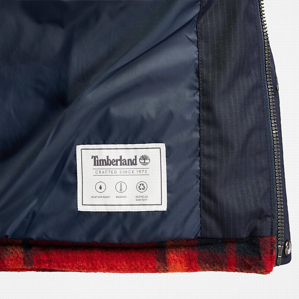 Timberland Welch Mountain Ultimate Puffer Ceket Erkek Kırmızı | TR-2784Q