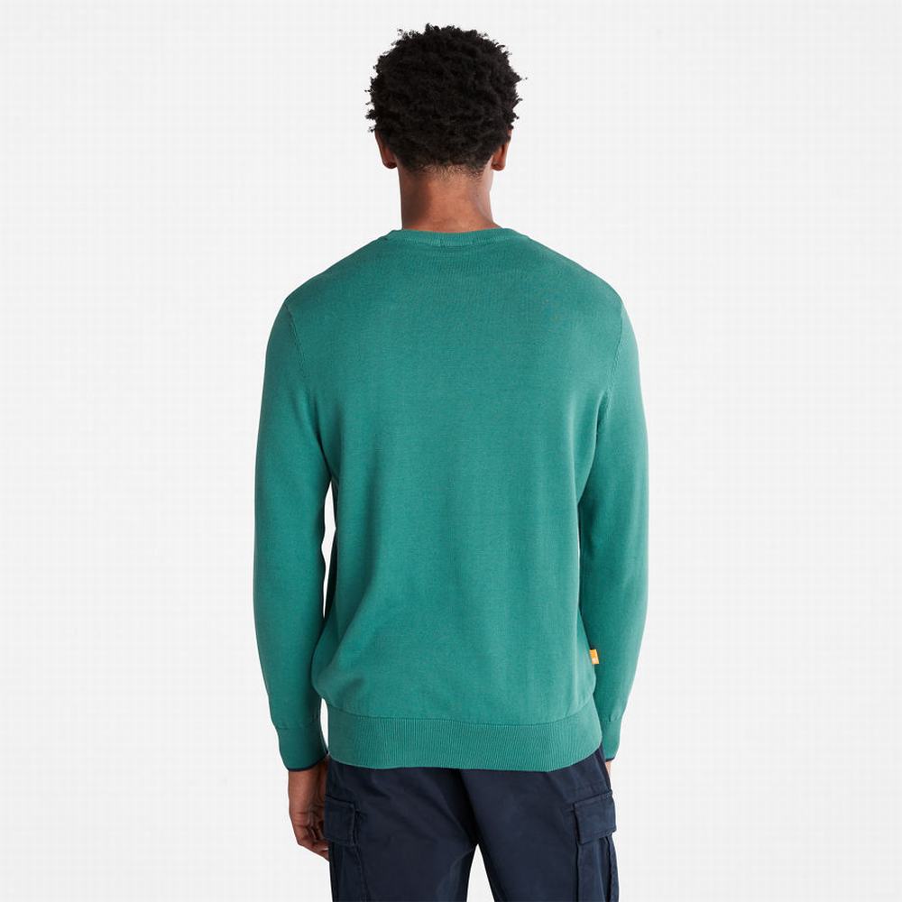 Timberland Williams River Crewneck Süveter Erkek Yeşil | TR-3182A