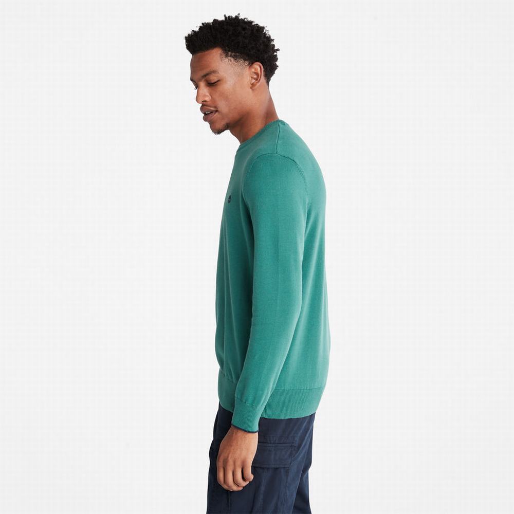 Timberland Williams River Crewneck Süveter Erkek Yeşil | TR-3182A